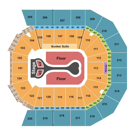 Moody Center ATX Benson Boone Seating Chart